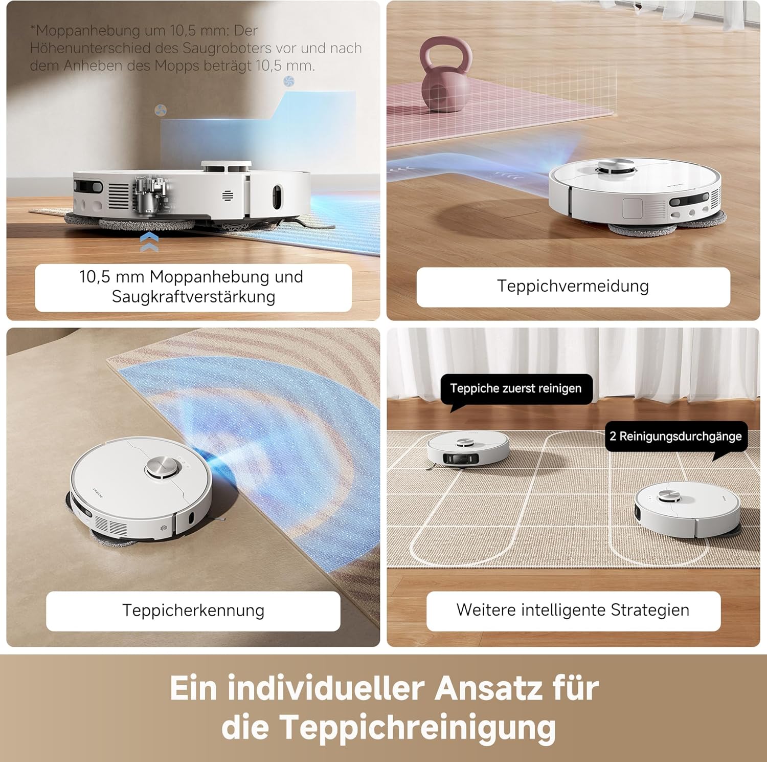 dreame L40 Ultra AE Saugroboter mit Wischfunktion