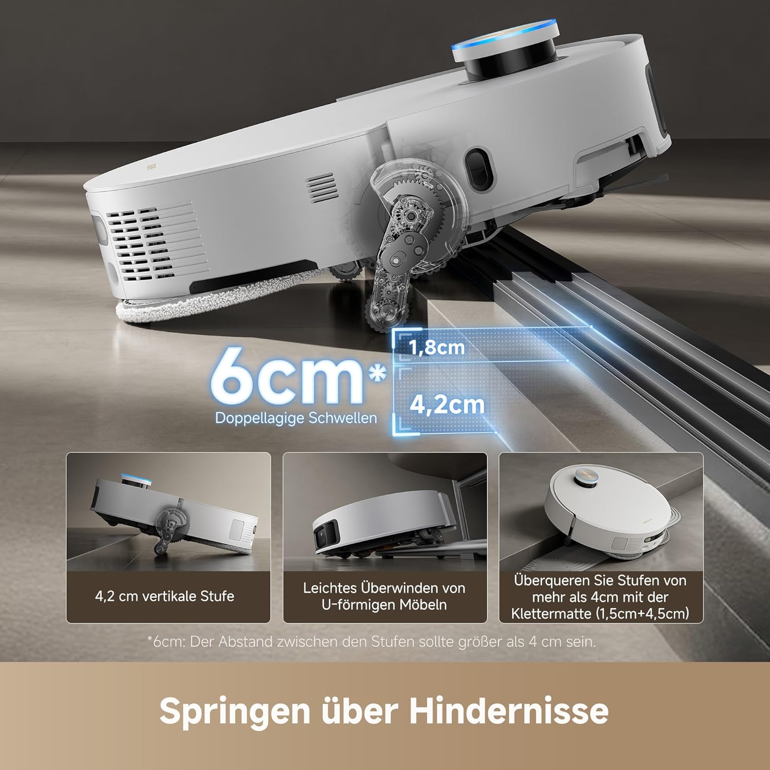 dreame X50 Ultra Complete Saugroboter Wischfunktion Absaugstation