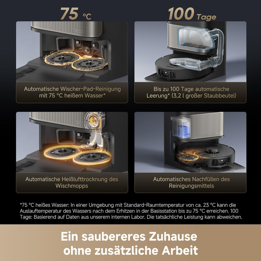 Dreame L40s Pro Ultra Saugroboter mit selbstreinigenden Wischpads