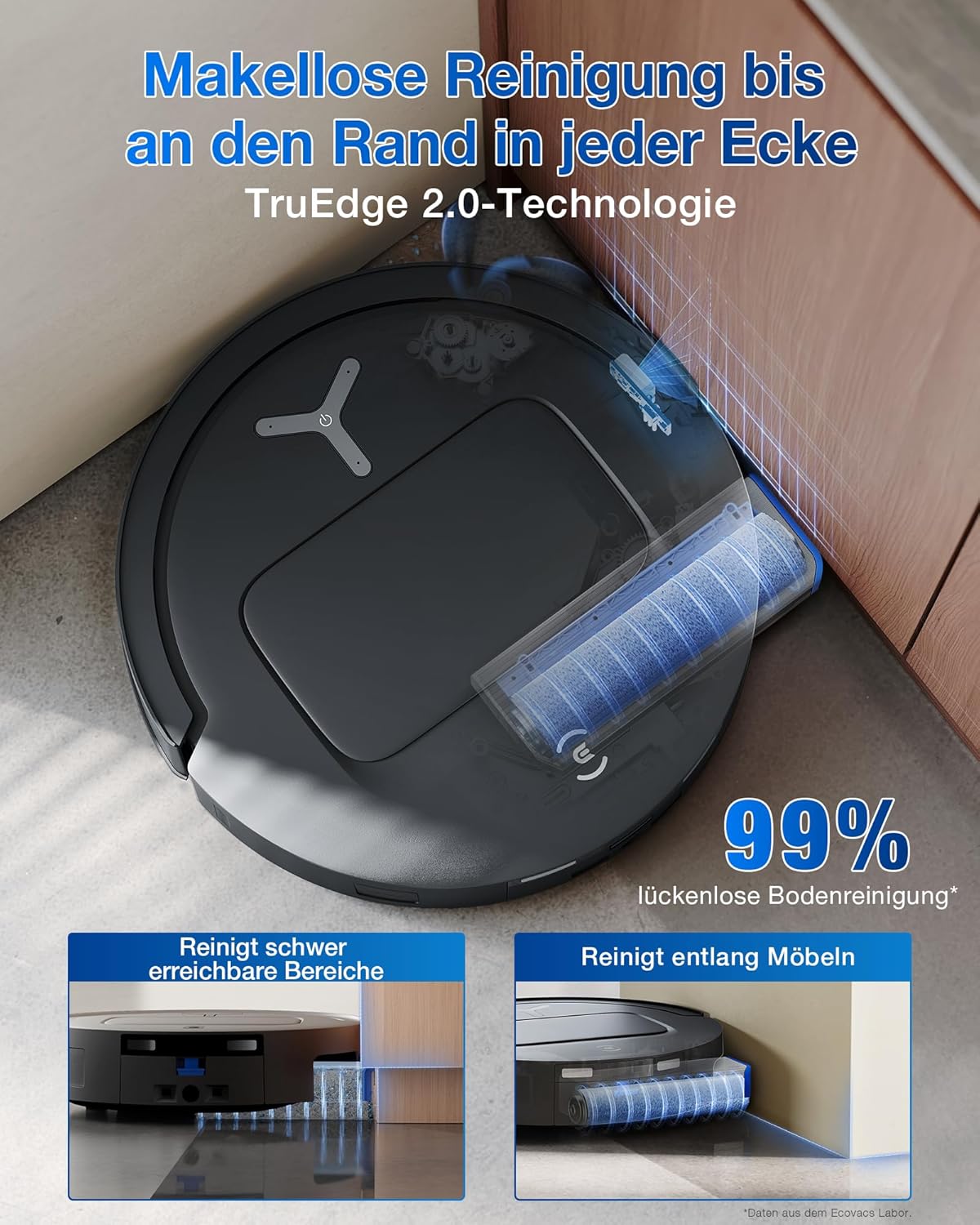 ECOVACS DEEBOT T80 OMNI Saug-Wisch-Roboter + Reinigungsstation