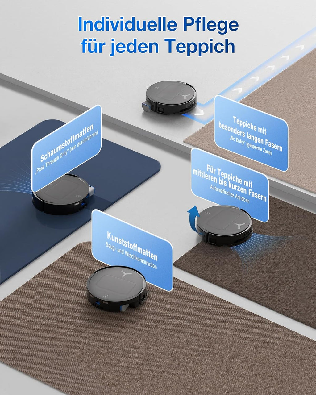ECOVACS DEEBOT T80 OMNI Saug-Wisch-Roboter + Reinigungsstation